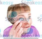 Contact lenses, fine finger movement