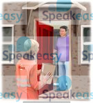 delivery, online shopping, doorstep callers